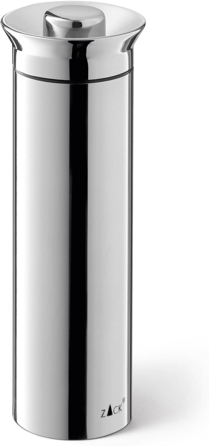 ZACK Collo Sweetener Dispenser with Glossy Finish, 4.72-Inch, Stainless Steel