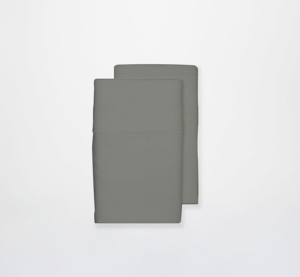 SHEEX Arctic Aire Max Pillowcases, Set of 2, Silky-Smooth Tencel Lyocell, Charcoal, Standard