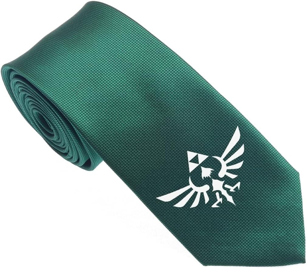 Uyoung Legend Symbol Green Men's Woven 2.5" Skinny Tie