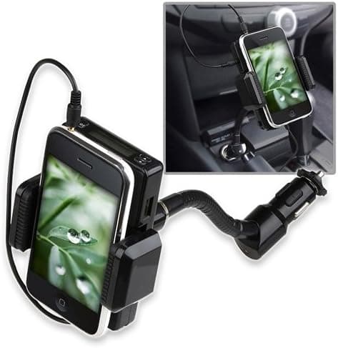 For Motorola Atrix 4G 3.5mm FM Transmitter Car Charger