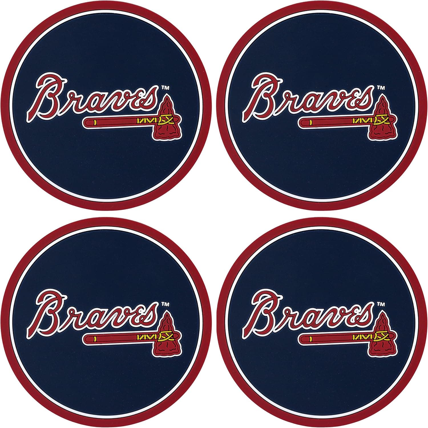 Duck House Atlanta Braves Coaster Set - 4 Pack