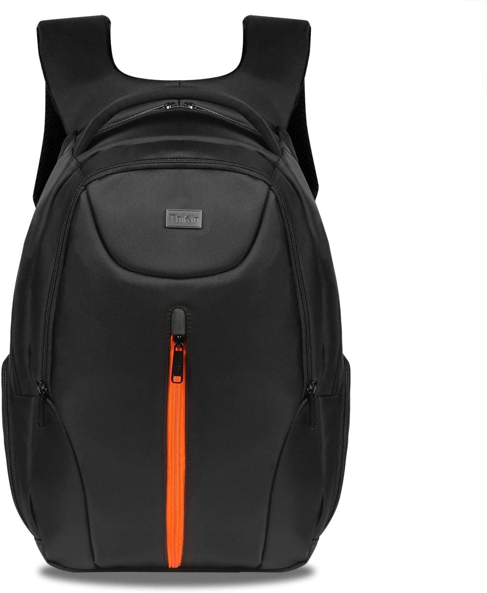 Thikin Thickened Business Travel 15.6" Laptop Backpack for Men and Women College Should Backpacks Padded School Bag Bookbags for Boys and Girls Casual Daypacks