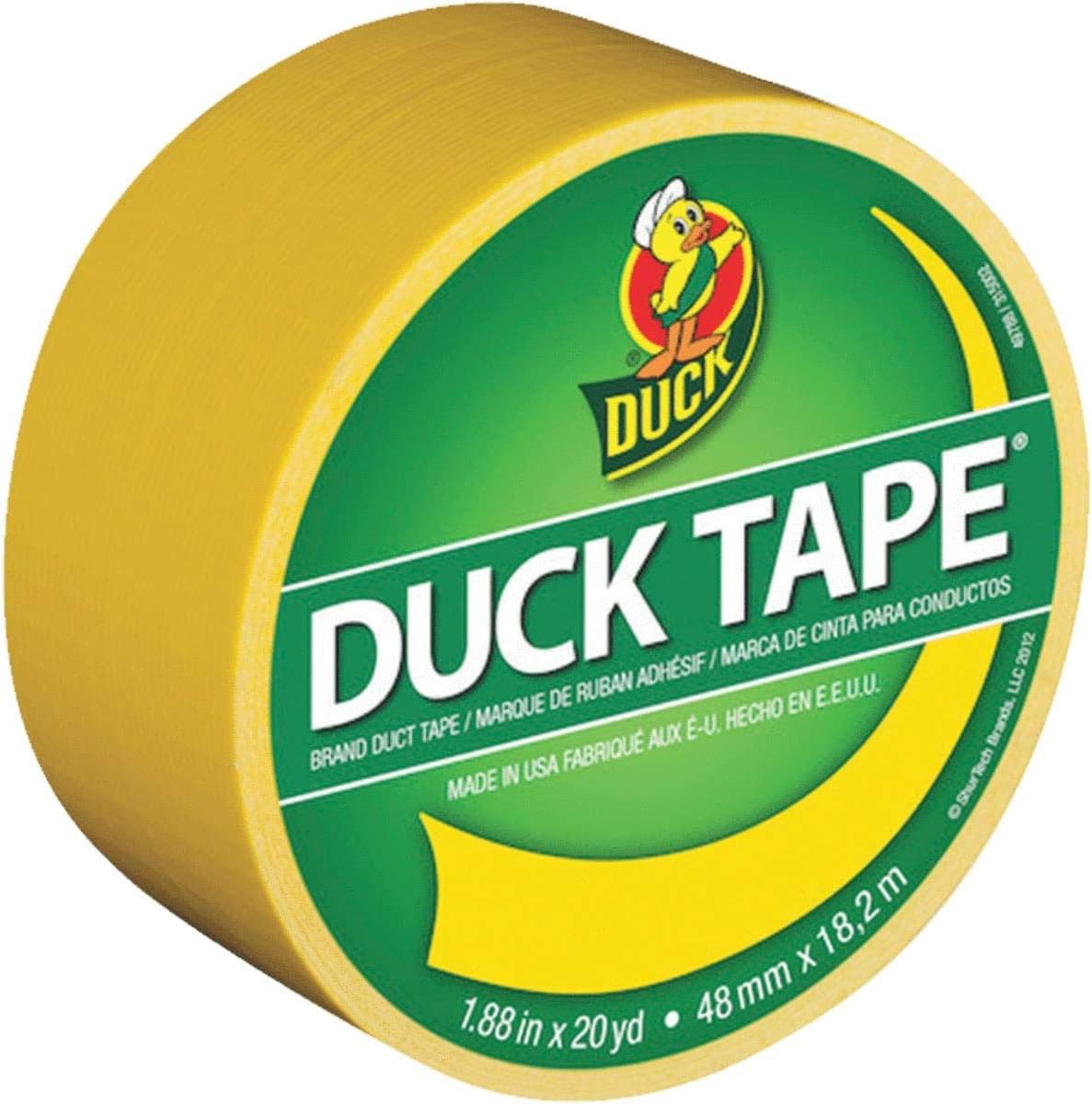 Shurtech 519615 1.88in X 20 Yards Yellow Duck Tape