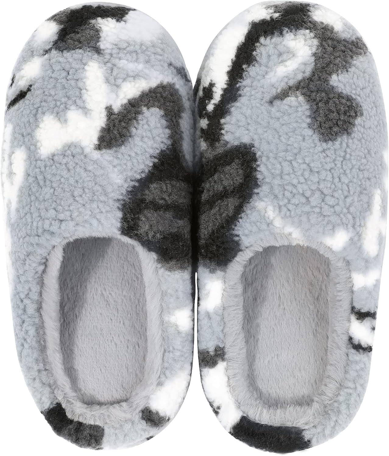 Fupoia Womens Slippes Memory Foam Warm Fleece Plush Lined House Slipeprs Nonslip Fuzzy Lightweight Slip On Slippers for Women
