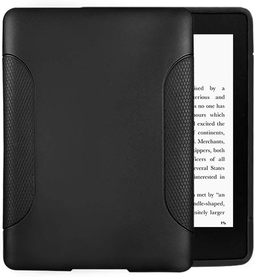 Youngme Kindle Paperwhite Case - Slim Fit TPU Gel Protective Case Cover for Kindle Paperwhite 10th Generation 2018 Released (Black)