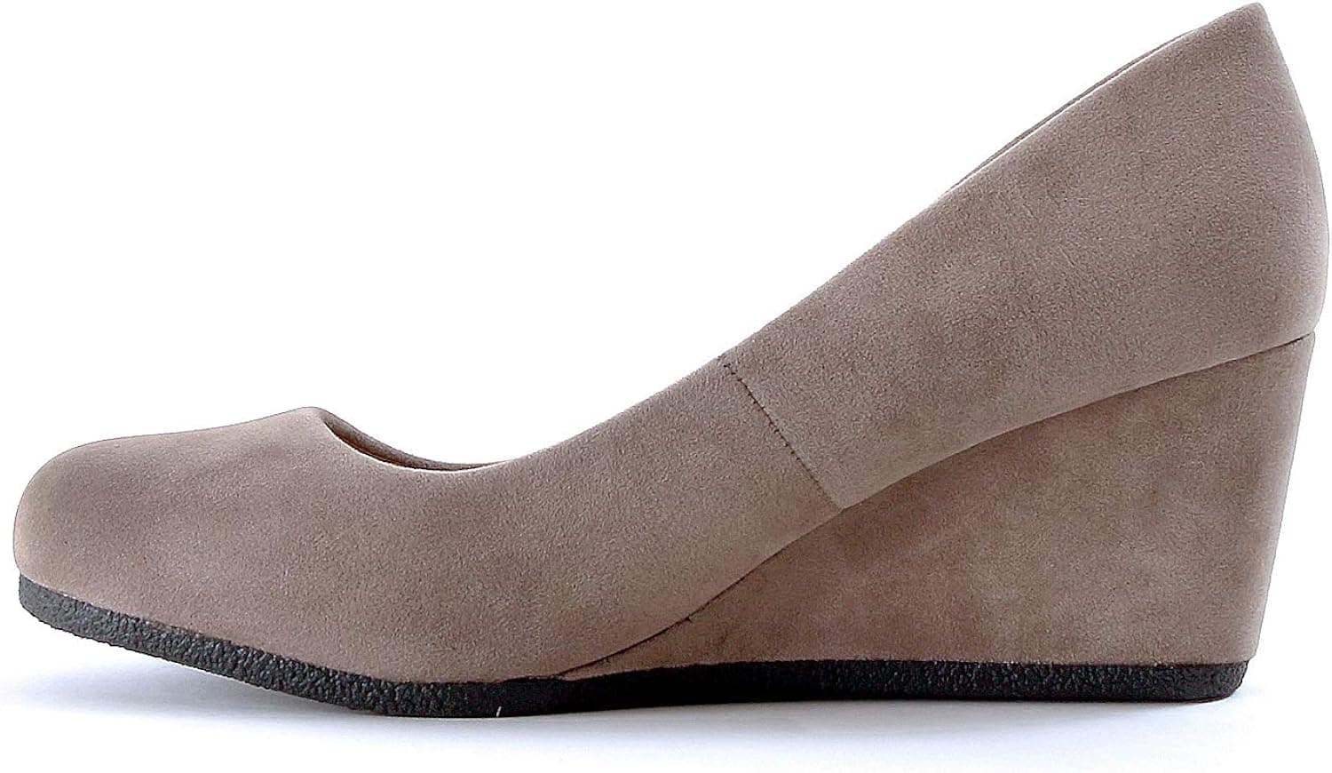 Guilty Shoes - Patricia-02 Taupe Suede, 8
