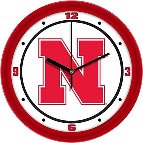 SunTime NCAA Nebraska Cornhuskers Traditional Wall Clock