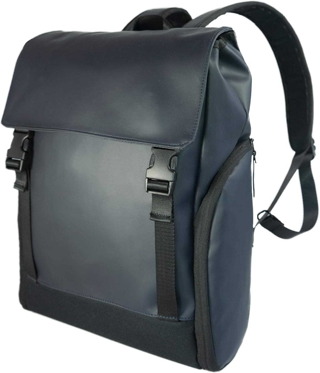 Leather Day Laptop Backpack for Travel School Business|USB Charging Port, Water Resistant, Anti Theft Bag For Men & Women