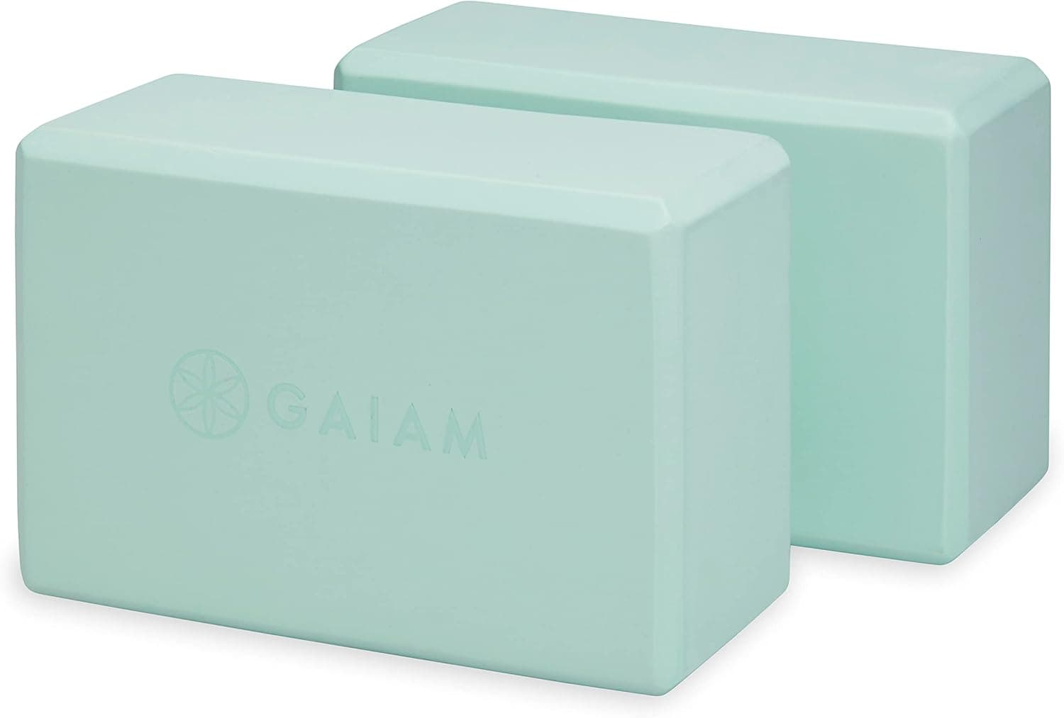 Gaiam Yoga Block - Supportive Latex-Free EVA Foam Soft Non-Slip Surface for Yoga, Pilates, Meditation
