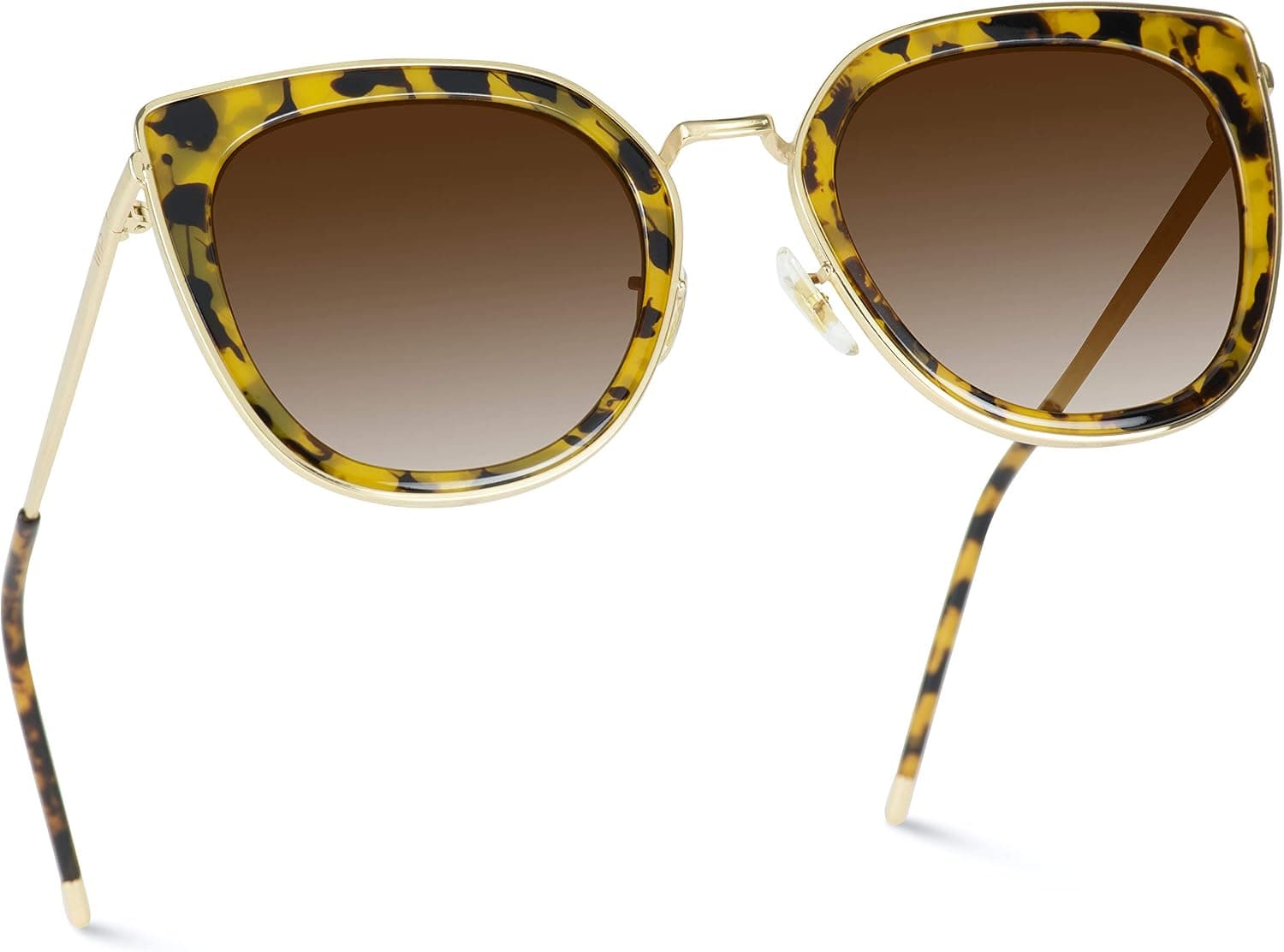 WearMe Pro Elegant High Fashion Oversize Women Cat Eye Flat Top Sunglasses …