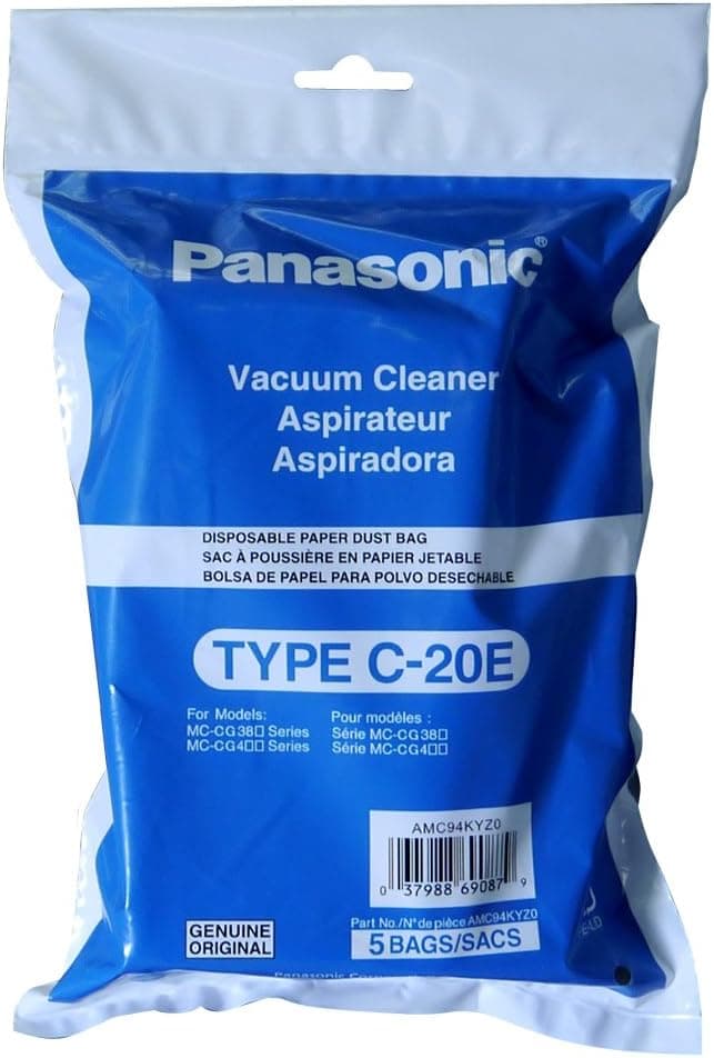 Panasonic AMC94KYZ0 Type C-20E Canister Vacuum Bags