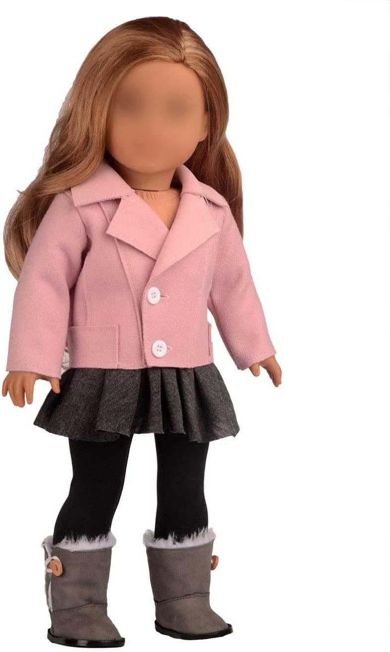 sweet dolly Doll Clothes Woolen Jacket Outfits for American 18 inch Girl Doll