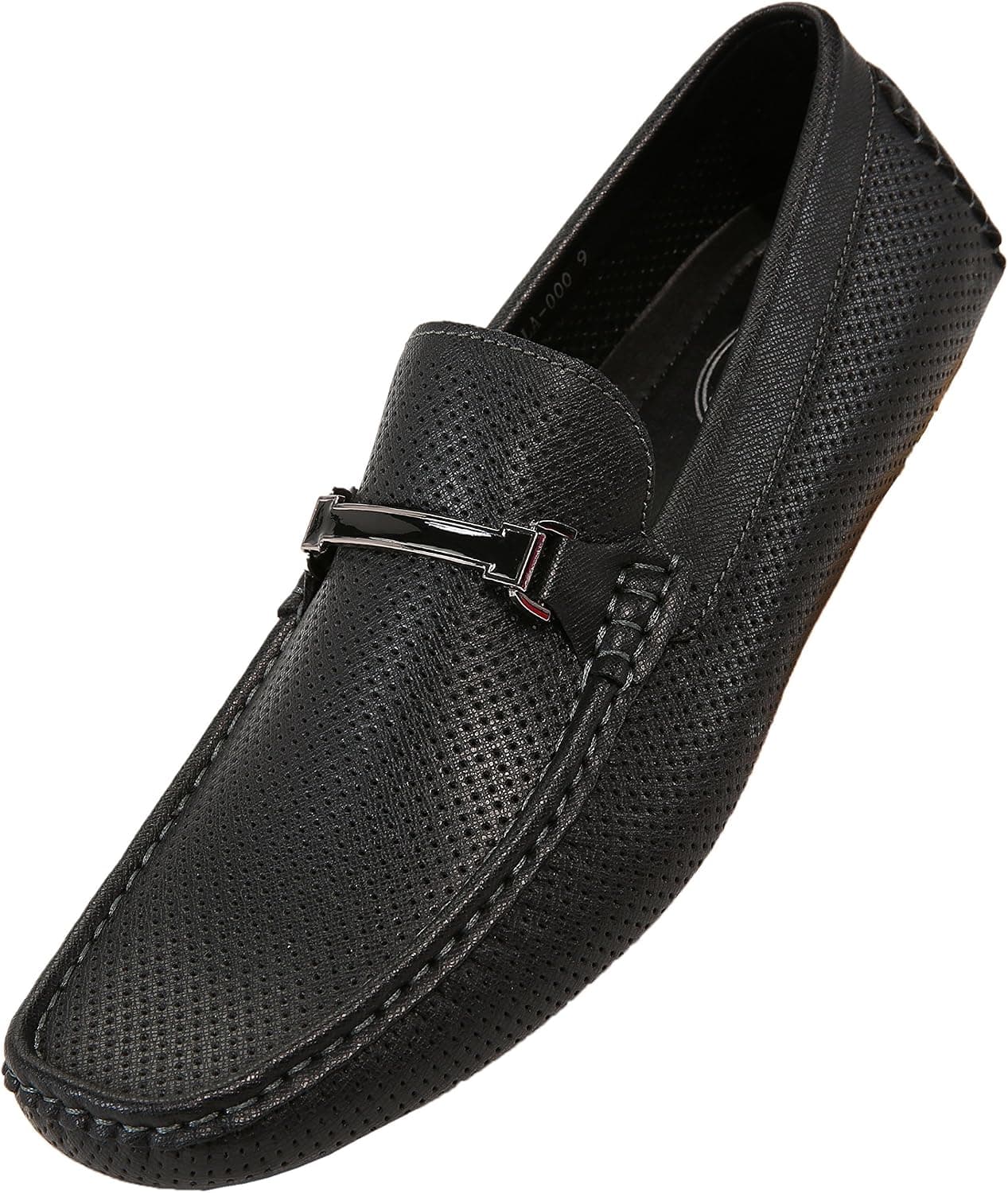 Amali Cola - Driving Moccasins for Men – Mens Slip On Loafers, Moccasins, Slip-on Dress Shoes - Driving Loafers with Matching Color Bit