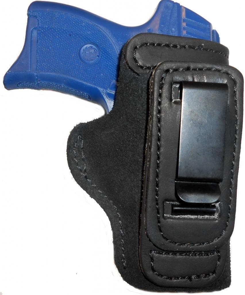 Pro Carry Colt Defender 3" Leather Gun Holster Shirt Tuck Right Hand IWB Black
