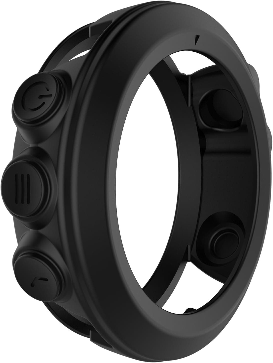 RuenTech Compatible with Garmin Fenix 3 Case Cover,Soft Silicone Protective Case Protector Sleeve Compatible for Fenix 3 HR/Fenix 3/Fenix 3 Sapphire/Quatix 3/Tactix Bravo Band Cover (Black)