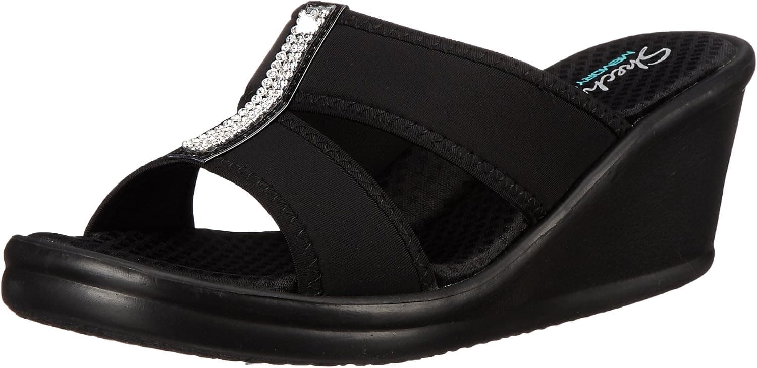 Skechers Women's Rumblers 2 Strap Slide Wedge Sandal