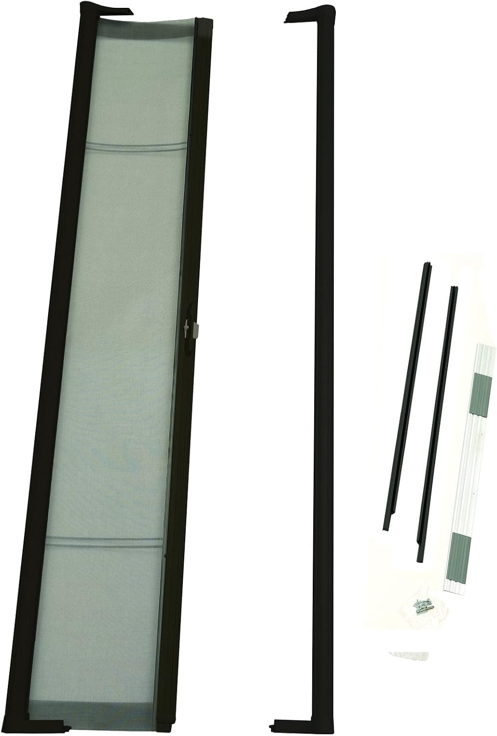 Brisa Retractable Screen Door Finish: Bronze