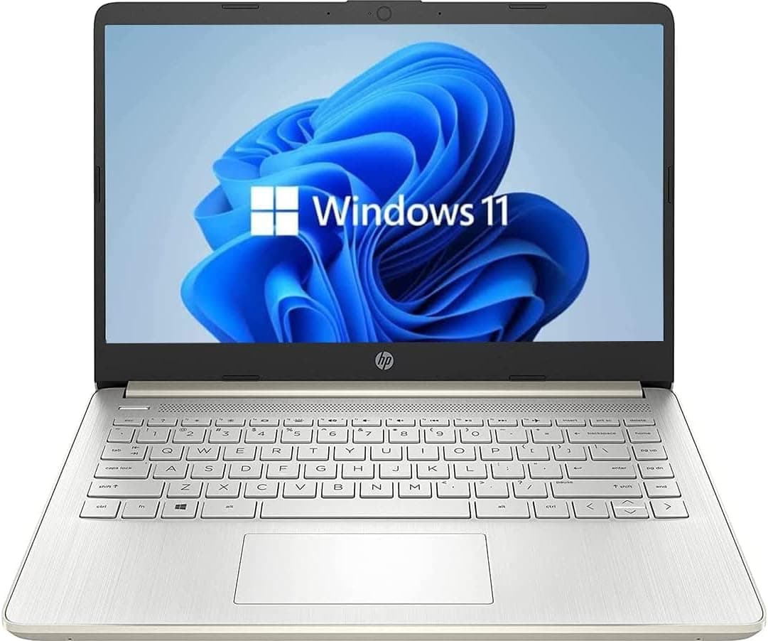 HP 2022 14" Touchscreen Laptop, Windows 11, AMD 3020e Processor, 4GB RAM, 64GB SSD, HDMI, Sparkling Silver (Renewed)