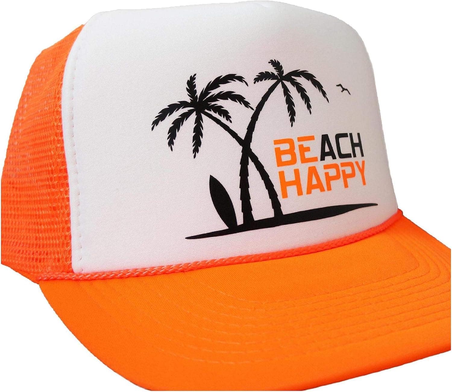 Beach Happy (Be Happy) Summer Mesh Trucker Snap Back Hat