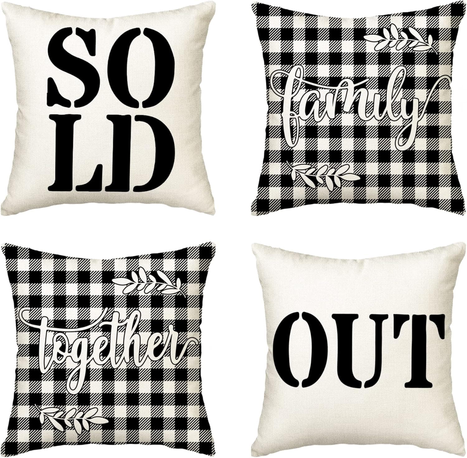 AVOIN Valentine's Day Watercolor Stripes Love Heart Cupid Throw Pillow Cover, 18 x 18 Inch Holiday Be My Valentine Hugs Kisses Anniversary Wedding Cushion Case Decoration for Sofa Couch Set of 4