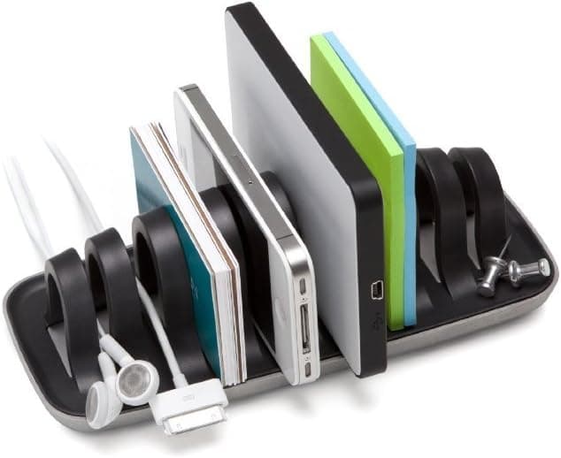 Quirky PCOR1-XBEX Cordies Executive Desk Organizer and Cord Management System