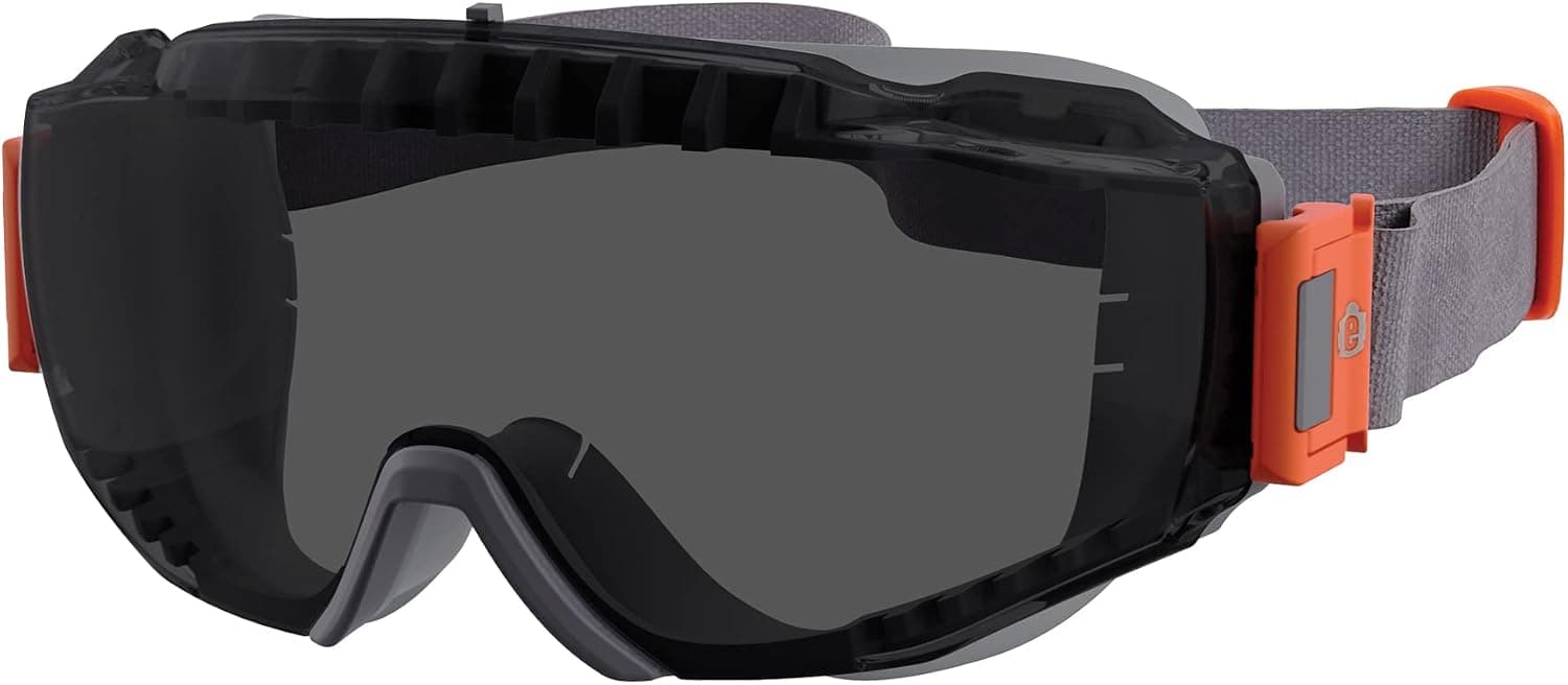 Ergodyne Skullerz Modi Protective OTG Safety Goggle, Indirect Venting, Anti Fog, Scratch Resistant​