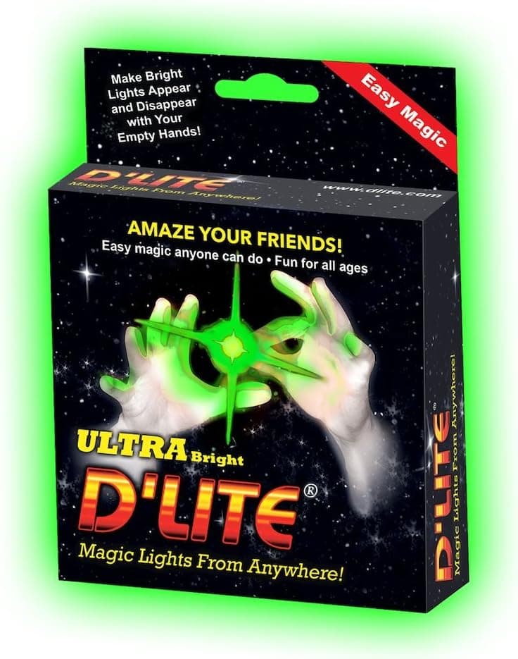 D'lite Light up Magic Thumbs Pair See Box for Free Training Video (Jumbo, Green)