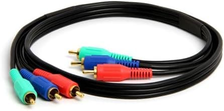 PARTS EXPRESS Component Video Cable 3 ft. Supports 720p 1080p HD Signal
