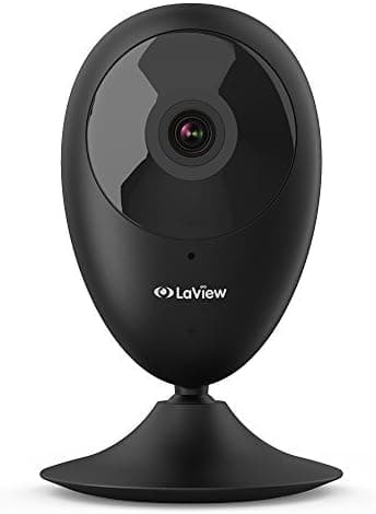 LaView One Dot 1080P HD Camera, Indoor Wireless IP Security System with Night Vision for Home/Office/Baby/Pet Monitor with iOS, Android App - Cloud Available and SD Card Available(Black)