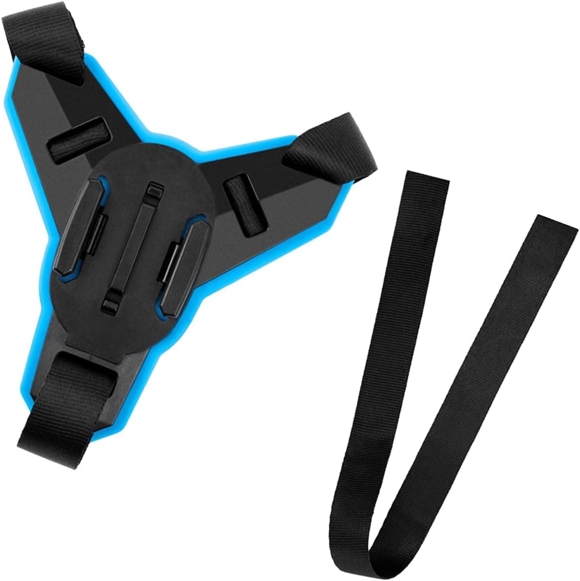 Motorcycle Helmet Chin Strap Mount VLOG / POV Shoot Accessories for GoPro Hero 10/9/8/7/(2018)/6/5 Black,Session 4,Hero 3,DJI Osmo Action 2,Insta360 ONE R,AKASO/Campark/YI (Style 2)