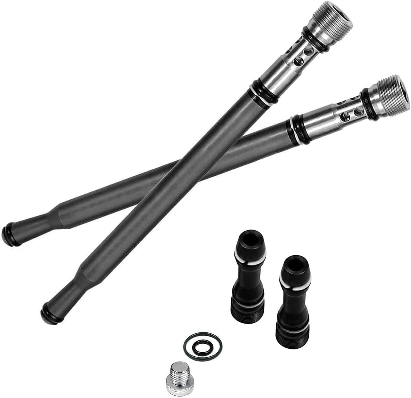 Handor Stand Pipe Dummy Plug Fuel Supply Tube Kit Compatible with 2004-2010 Ford F250 F350 F450 F550 Super Duty 6.0L Powerstroke Diesel, Replacement# 6E7Z-9A332-B 6E7Z9A332B
