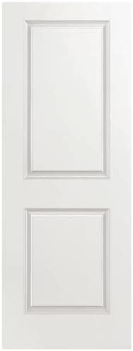 Masonite 2-Panel Hollow Core Slab Door, Smooth Finish, Primed White, 32X80 In.