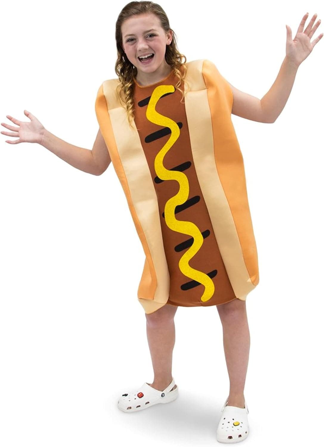 Ballpark Frank Hot Dog Children's Costume - Funny Halloween Costumes (Medium)