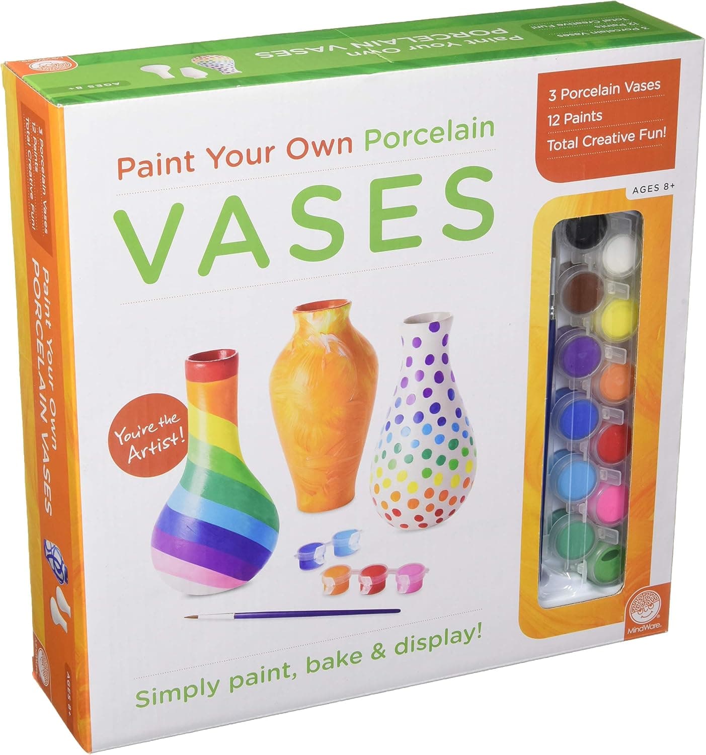 MindWare Paint Your Own Porcelain: Vases Game