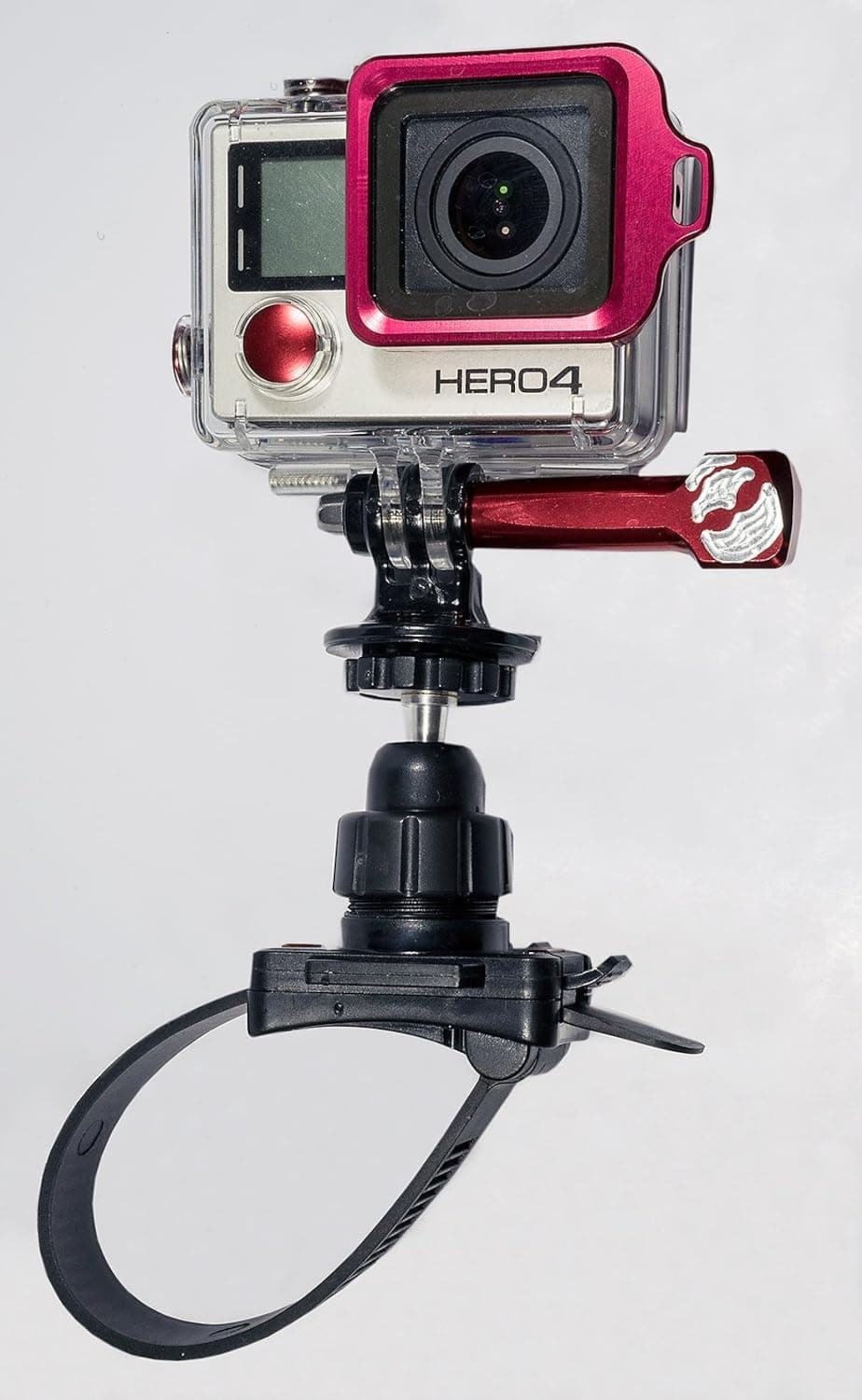 Ratchet Strap Ball Head Handlebar Seat Post Bike Mount for GoPro Hero 4 3+ 3 2