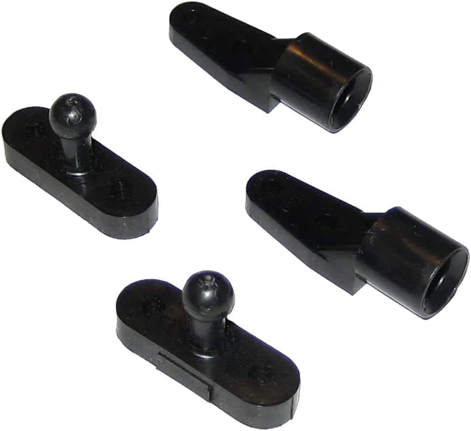 Perko Door Catches - Black Nylon - Pair
