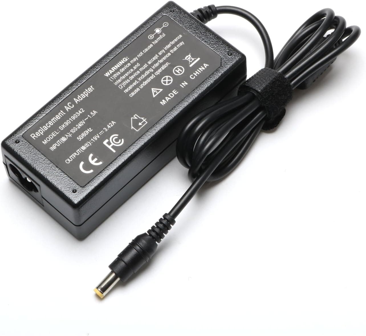 19V 3.42A 65W Replacement Laptop Adapter for Acer Aspire V15 V5 V3 M5 R3 R7 R7 S3 E1 E5 M5 E15 ES1 E1-510 E1-510P E1-522 E5-521,5532 5349 5750 5742 5250 5253 5733 5534 5336 5552 5560 7560