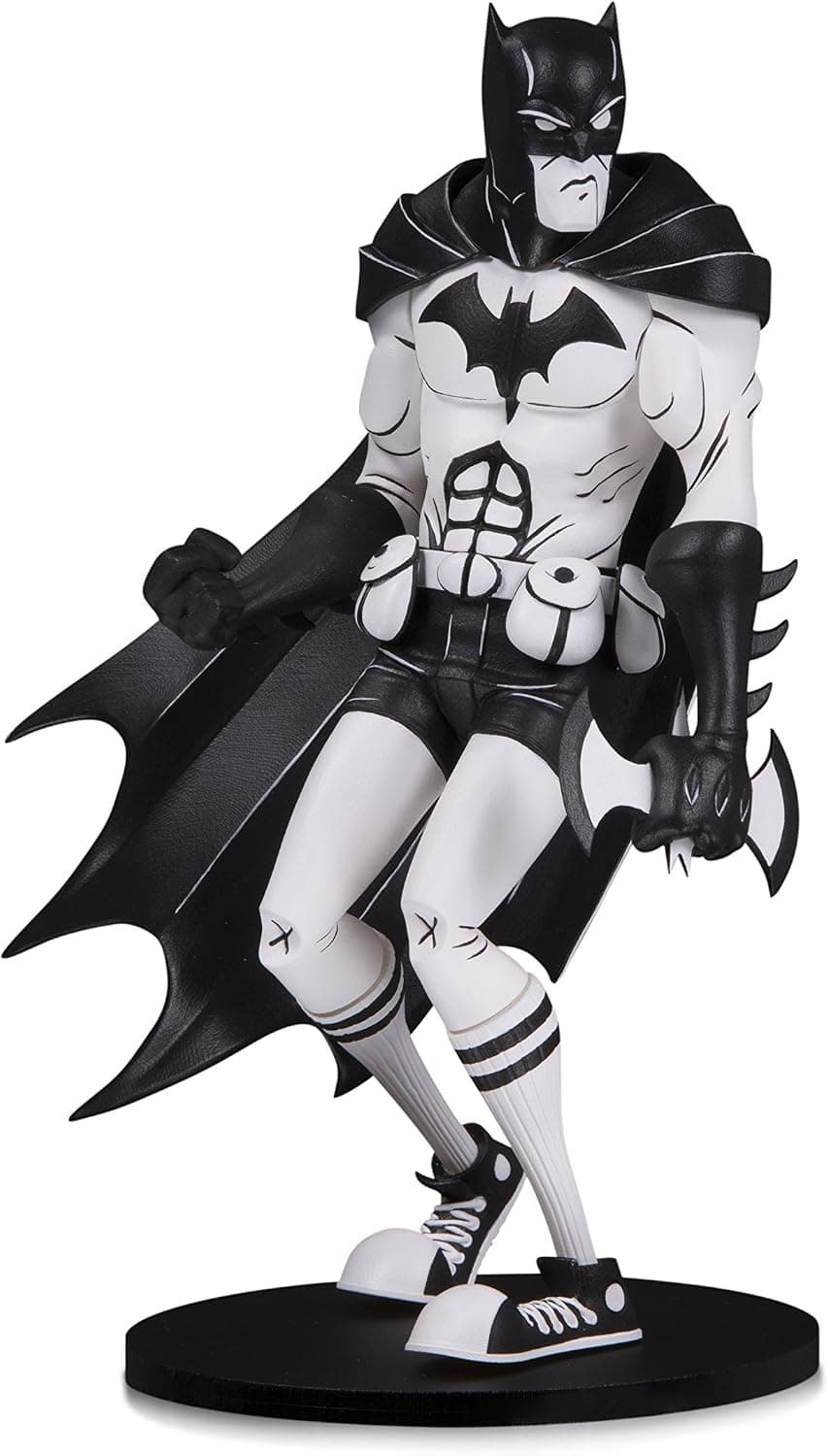DC Artists Alley: Batman by Hainanu Nooligan Saulque (Black & White Version) Designer Vinyl Figure