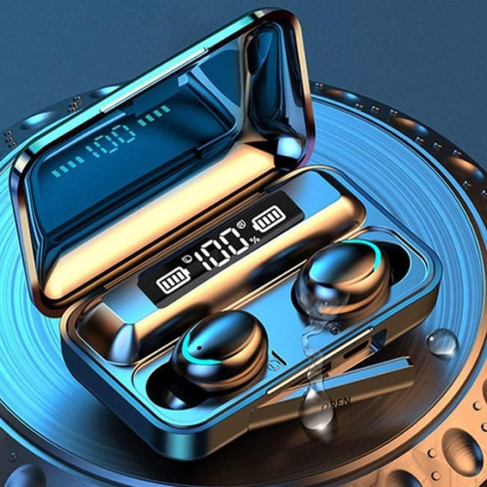 WLOWLO TWS Wireless Earbuds Headphones S9 5.1 Ear Buds with Mic Smart Noise Reduction Fast Charging Case