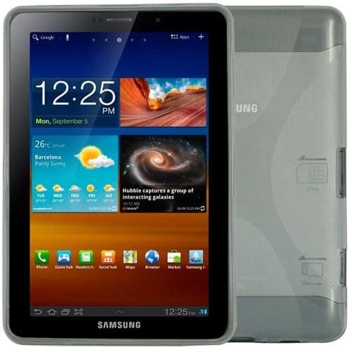Skque Clear TPU Gel Case for Samsung Galaxy Tab 7.7 P6800