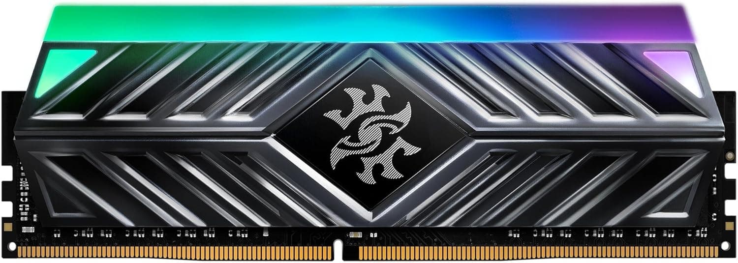XPG Spectrix D41 RGB 3600MHz 16GB (2x8GB) 288-Pin PC4-28800 CL18 U-DIMM Desktop Memory Kit Gray (AX4U360038G18A-DT41)