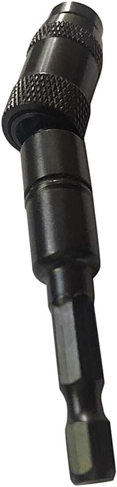 Peky Magnetic Screw Drill Tip 1/4″, Quick Change Locking Bit Holder with Spring Release, Rotating Screw Bit, Adjustable In 20 ° Rotation Mode (Black)