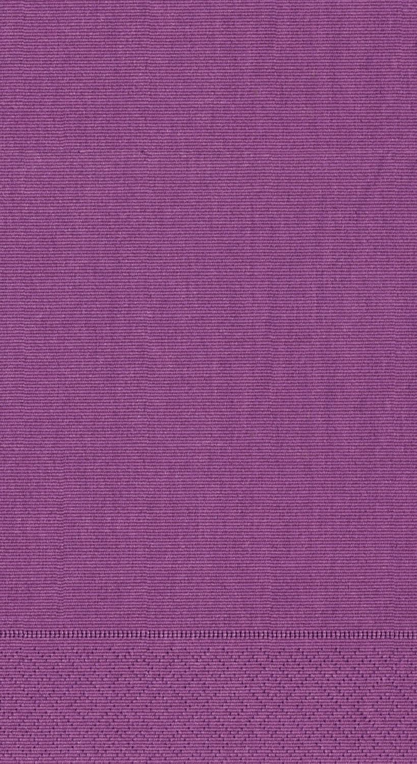 Caspari Entertaining Grosgrain Guest Towels, Aubergine, Pack of 15