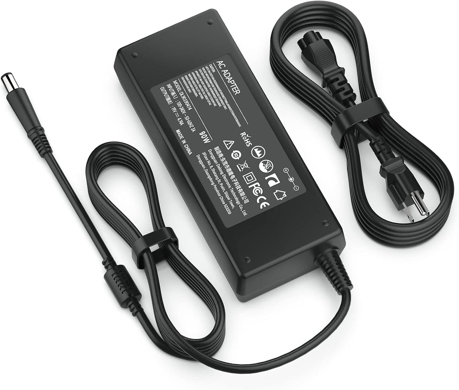 90W AC Adapter Laptop Charger for Hp Elitebook 8460p 8470P 8440P 8760p 8460w 8770w 2760p 2170p HP Pavilion 20" 23'' 32" All-in-One Desktop PC Probook 4520s 4530s 4540s 6570B 6470B 6550B Power Supply