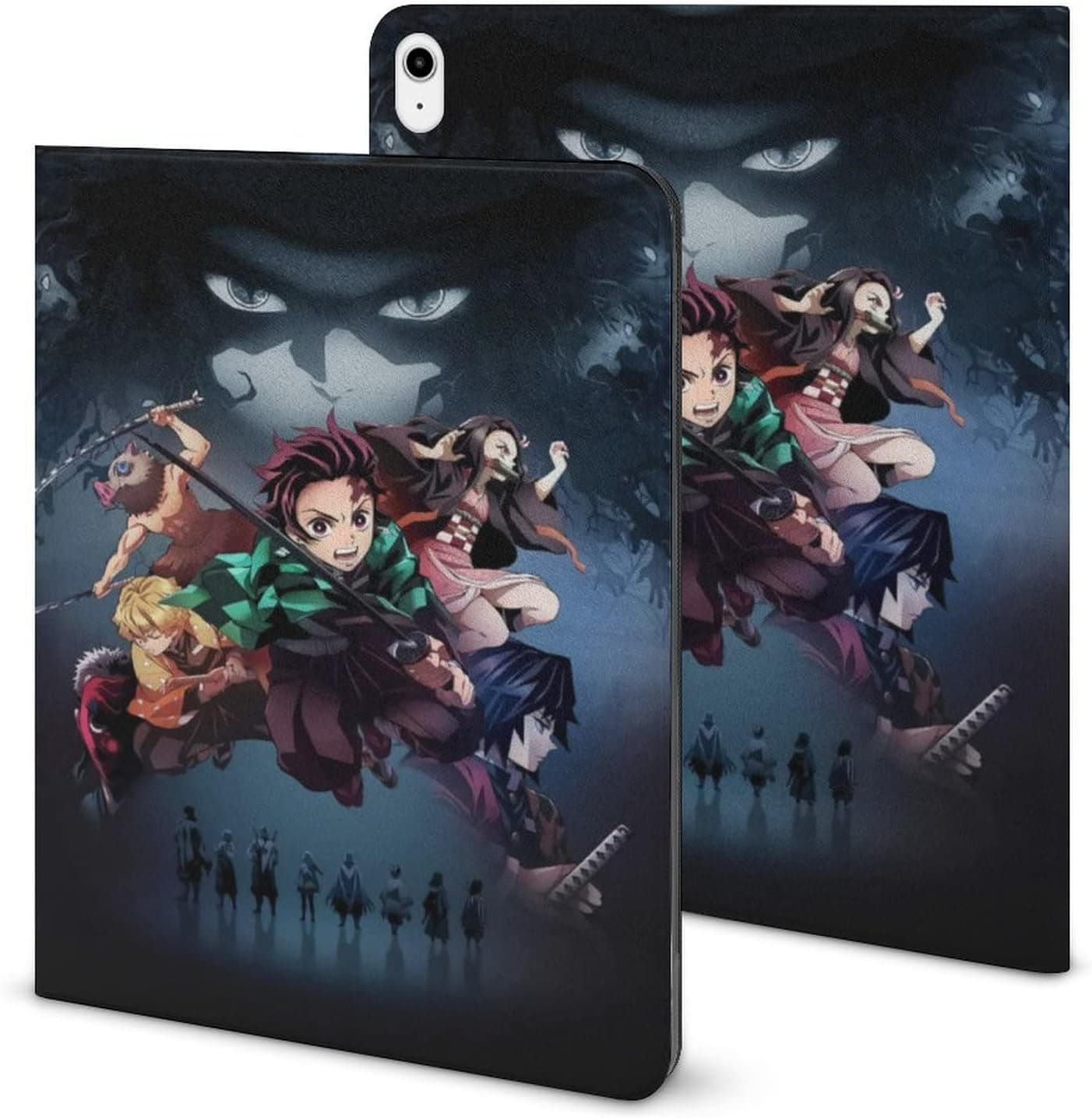 Anime Printing ​Case for iPad Air 5th Generation (2022) / iPad Air 4th (2020) 10.9 Inch with Pencil Holder, Premium Shockproof Imitation Leather Case with Soft TPU Back Cover with Auto Sleep/Wake (20)