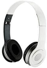Roberts Fojjers Special Foldable Over The Head Stereo Dj Headphone 3.5 Mm for Pc Tablet Music Video & All Other Music Players. (White Angle)