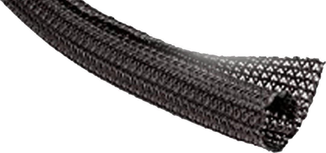 Braided Sleeving, 0.500" in., 10 Ft., Black