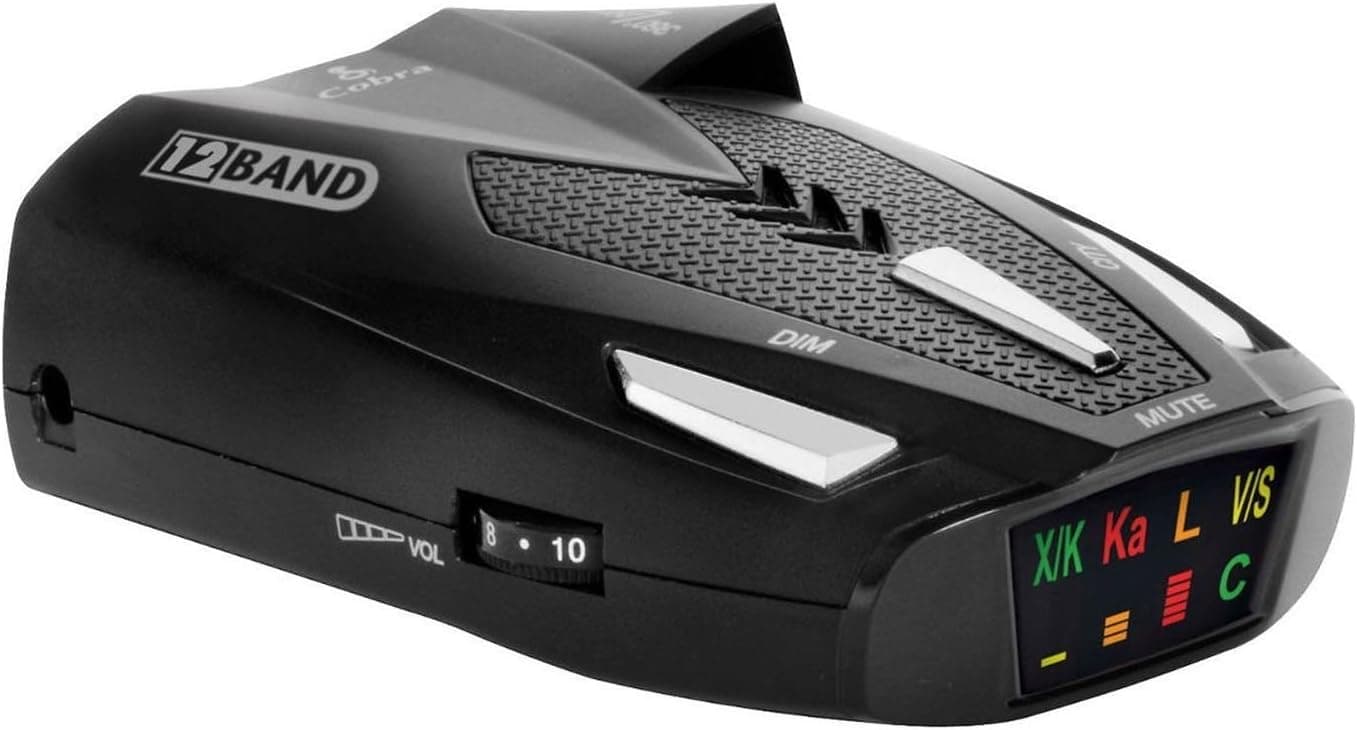 COBRA ESD-9290 12 Band Police Cop Laser Radar Detector w/ Voice Alert & LaserEye