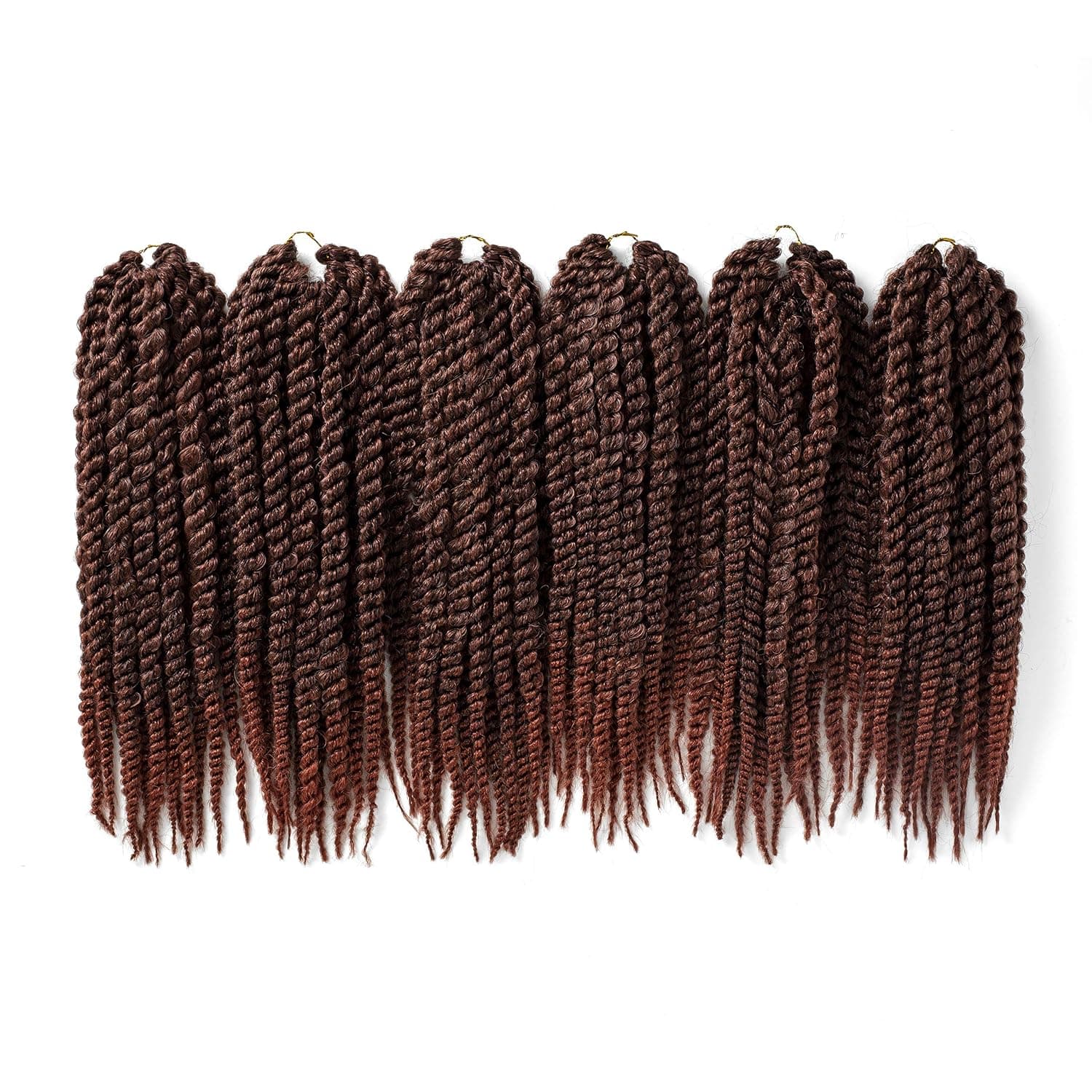 OneDor 6 Packs 18 Inch Havana Twist Crochet Hair Extensions Mambo Senegalese Twist Crochet Braids for Hair Braiding (1BT350)