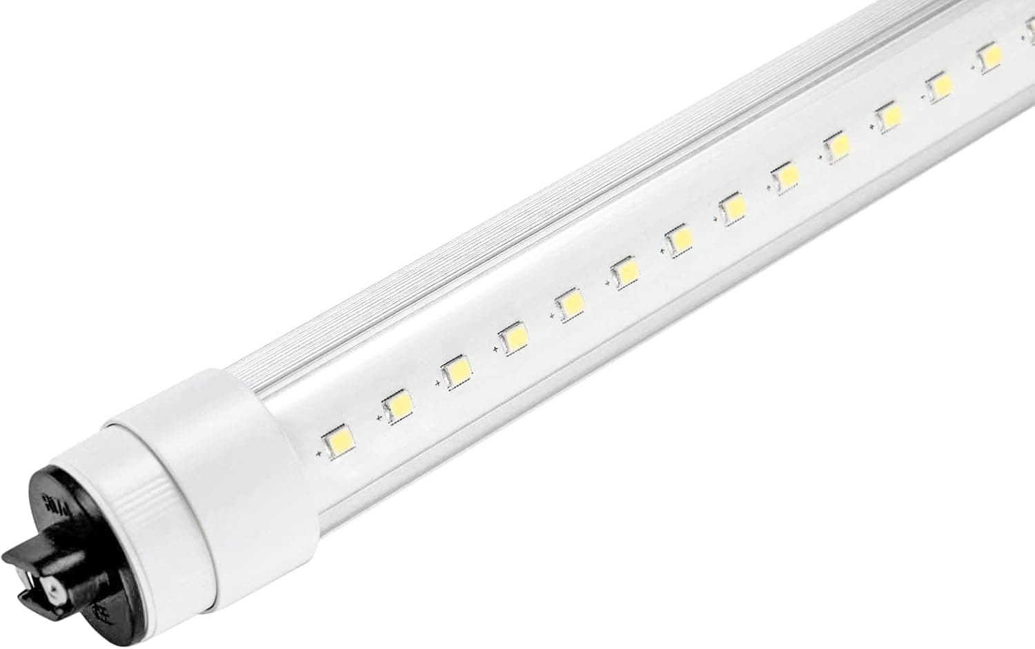 NYLL - (Pack of 2) 4 FT/ 48" Plug & Play LED Sign Lamp - (Dual-Sided) Daylight (6000K) T12 Linear Bulb Replacement – Relamp 60W F48T12/D/HO RDC (Without rewiring or Modification) - Ballast Required!